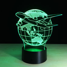Load image into Gallery viewer, Airplane 3D Night Light