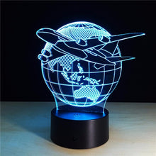 Load image into Gallery viewer, Airplane 3D Night Light
