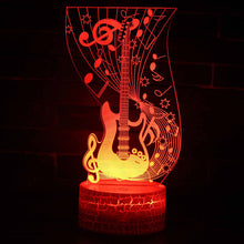 Load image into Gallery viewer, Guitar Night Light