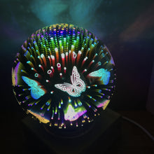 Load image into Gallery viewer, Magical Crystal Butterfly Night Light
