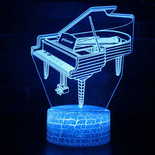 Load image into Gallery viewer, Piano Night Light