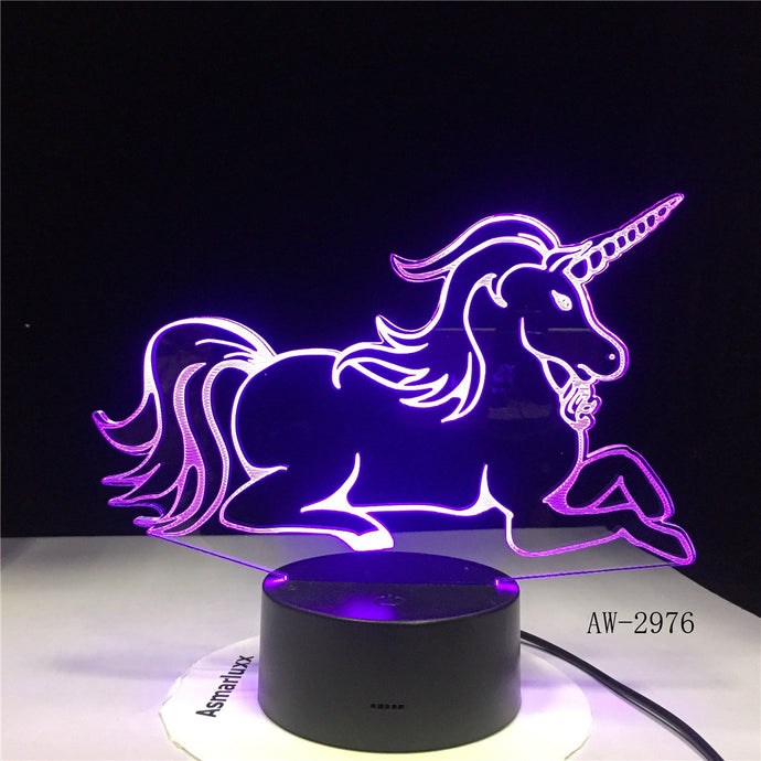 Unicorn Horse Night Light